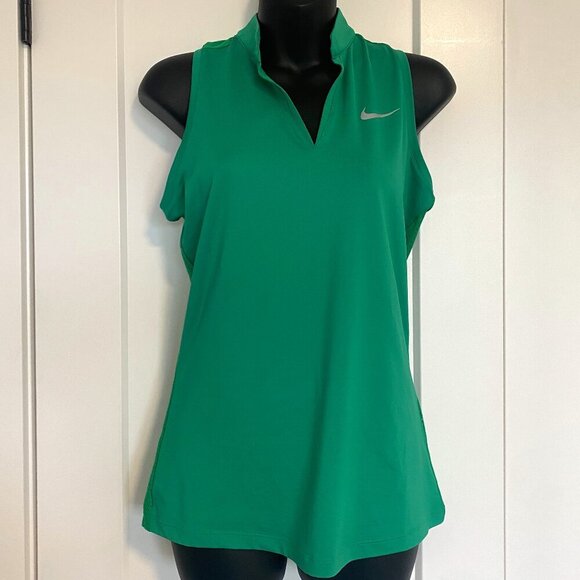 NWT Nike Dri-fit Activewear Athletic Sleeveless Shirt Tennis Golf Top Size Small - Picture 1 of 8